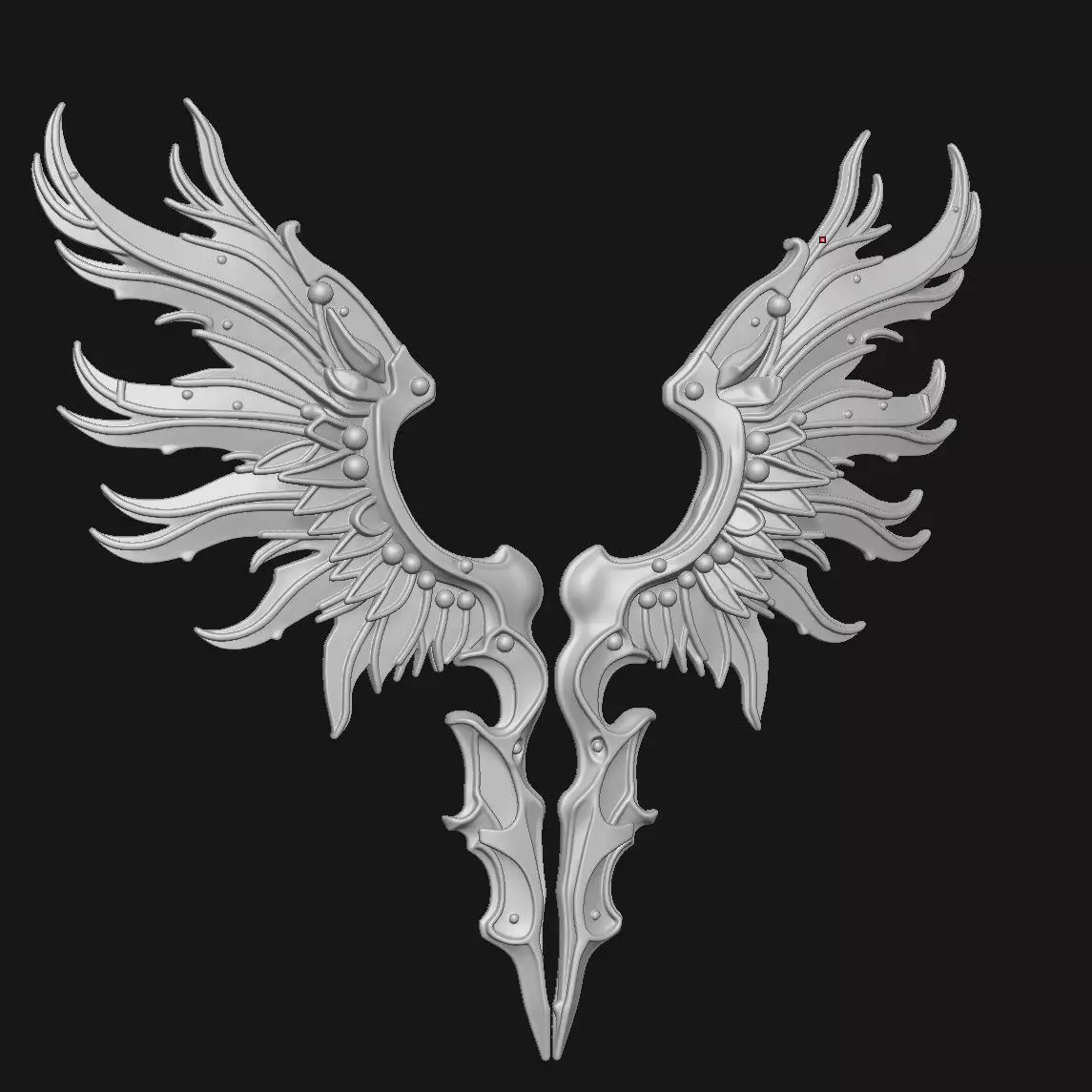 wings 3D print model_1