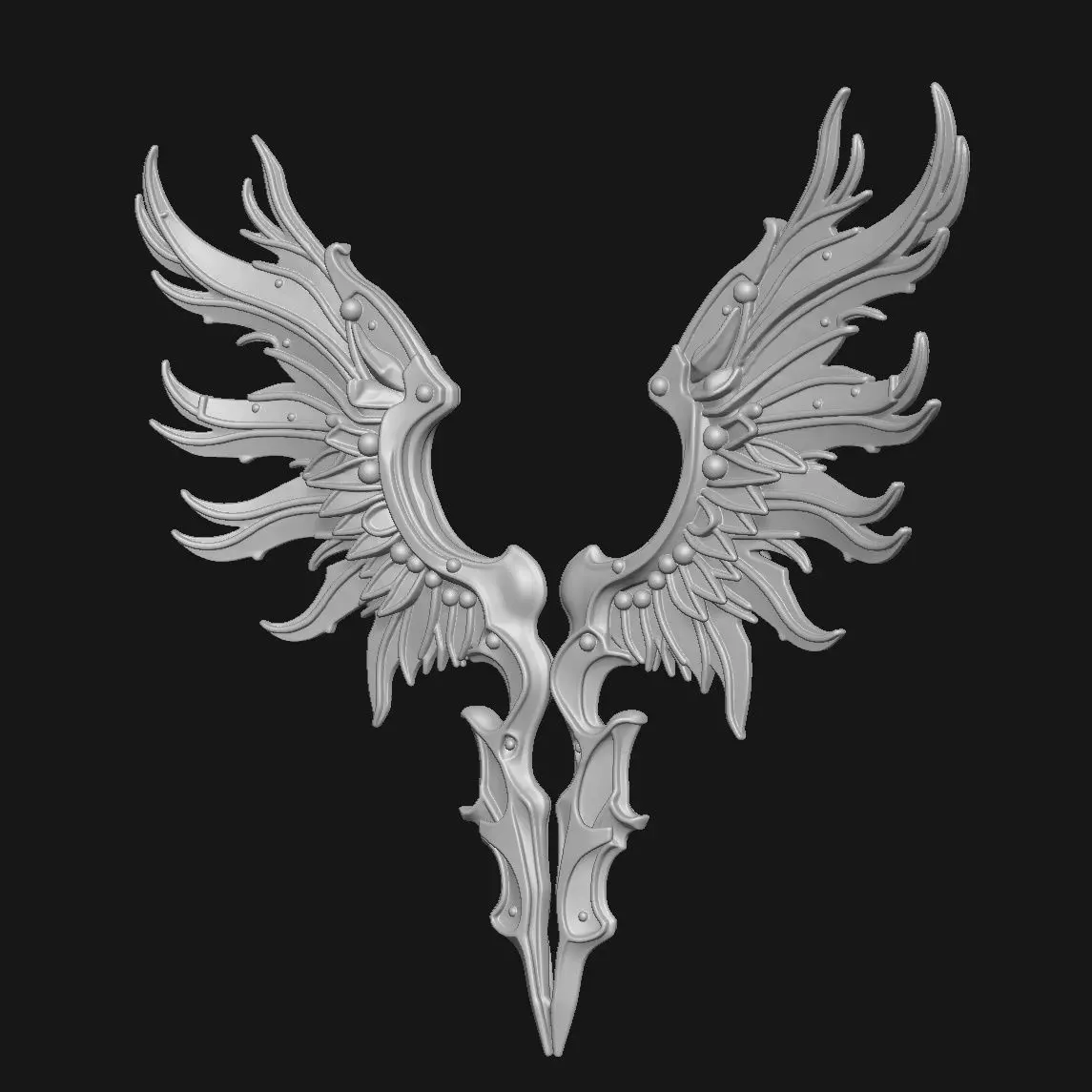 wings 3D print model_2