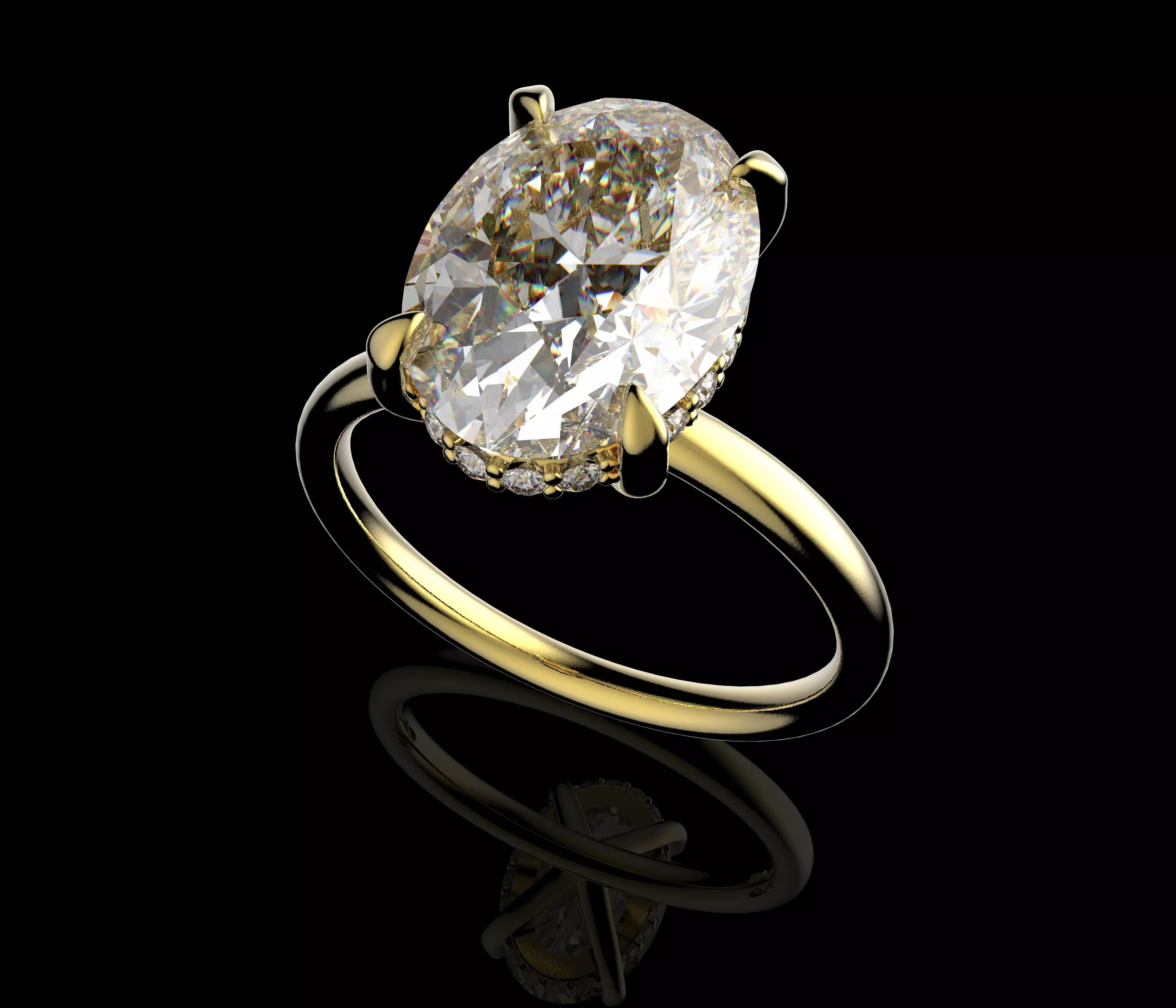 Gold N1560 3D print model_6