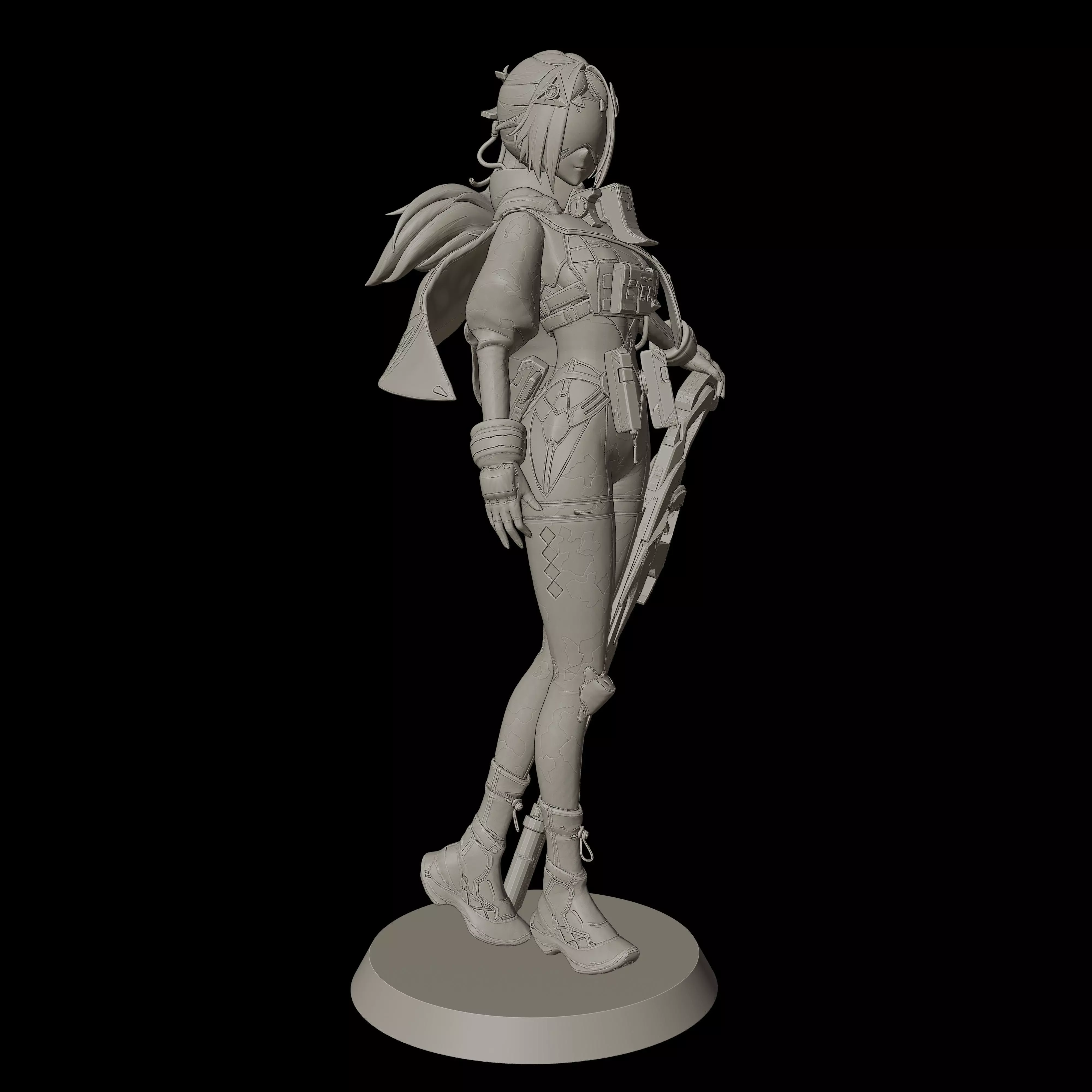 Trigger ZZZ 3D print model_11