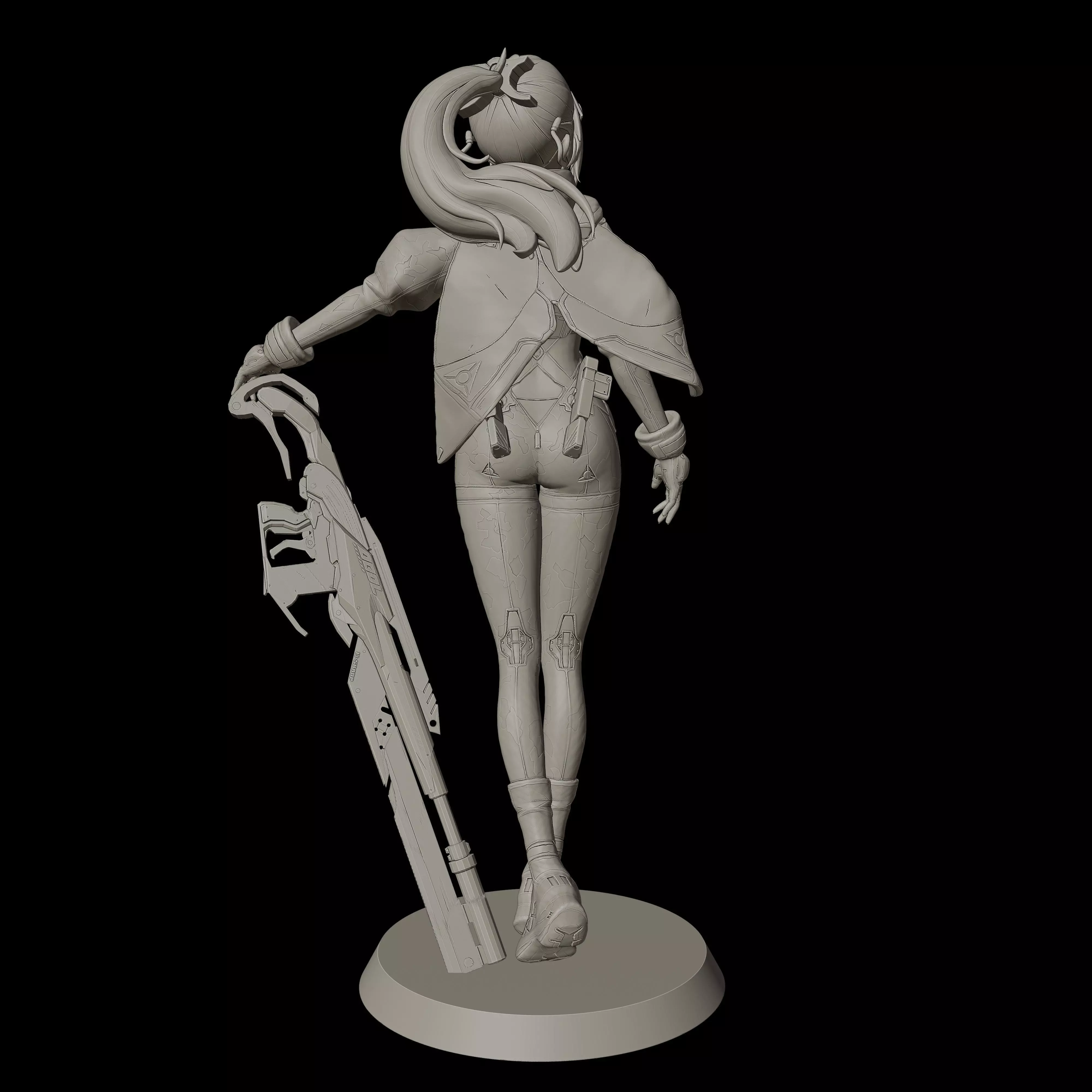 Trigger ZZZ 3D print model_7