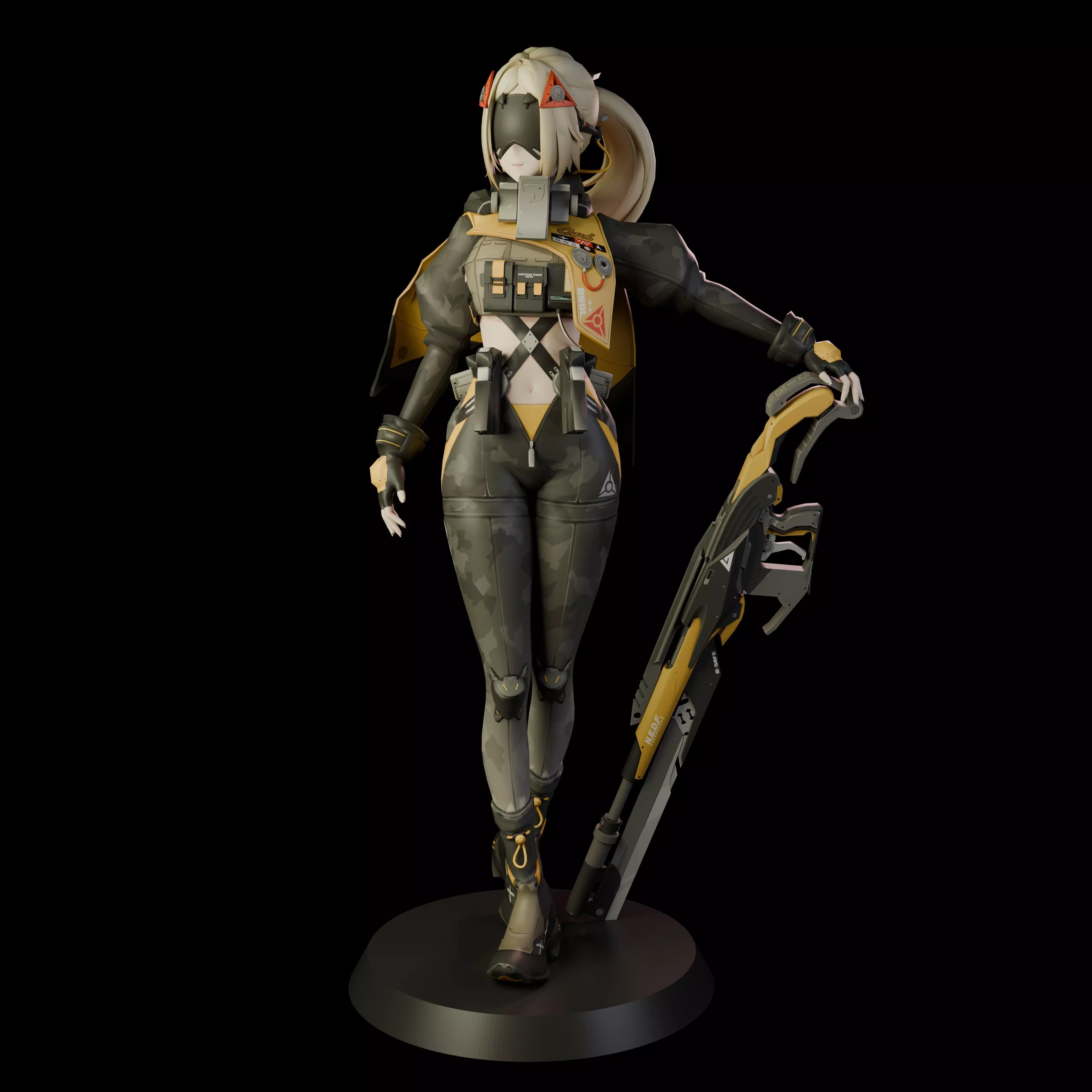 Trigger ZZZ 3D print model_0