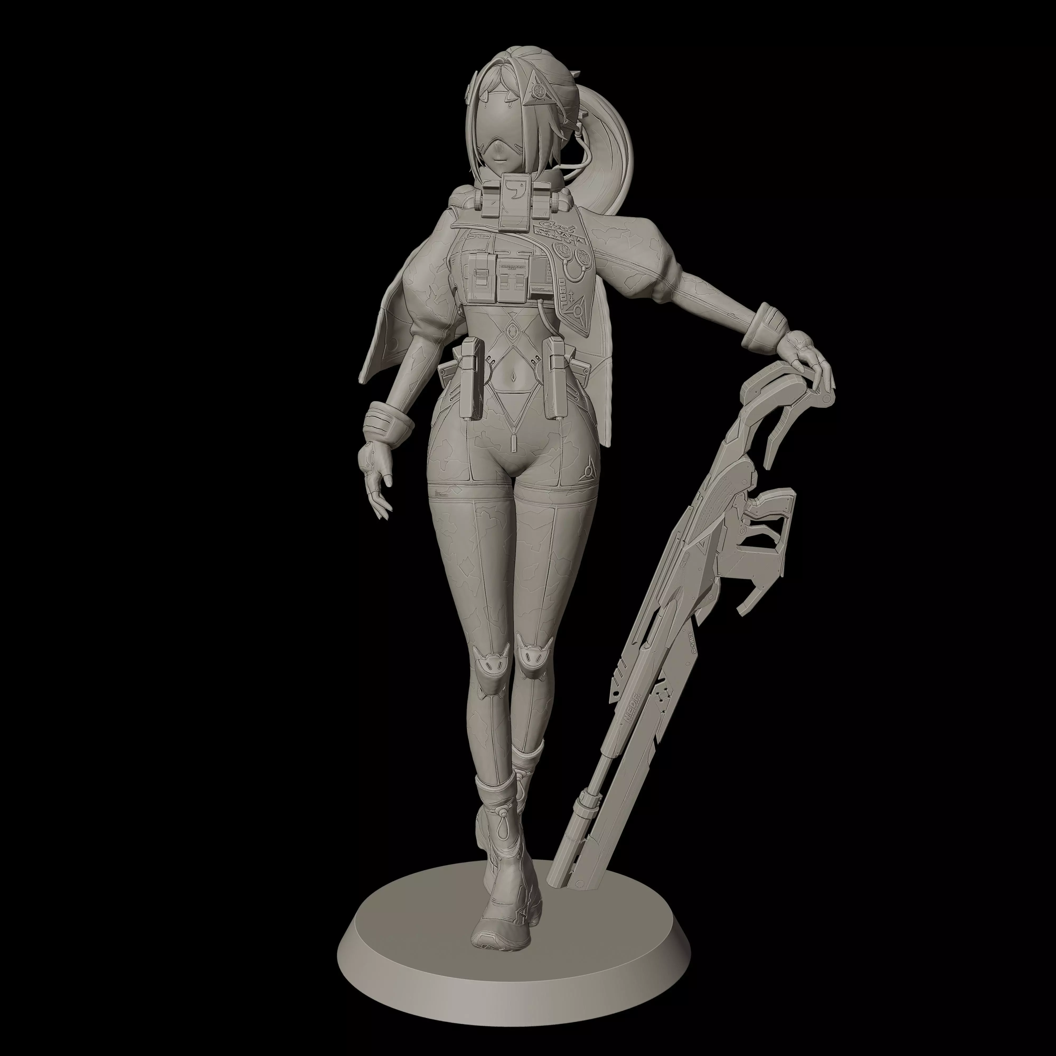 Trigger ZZZ 3D print model_1