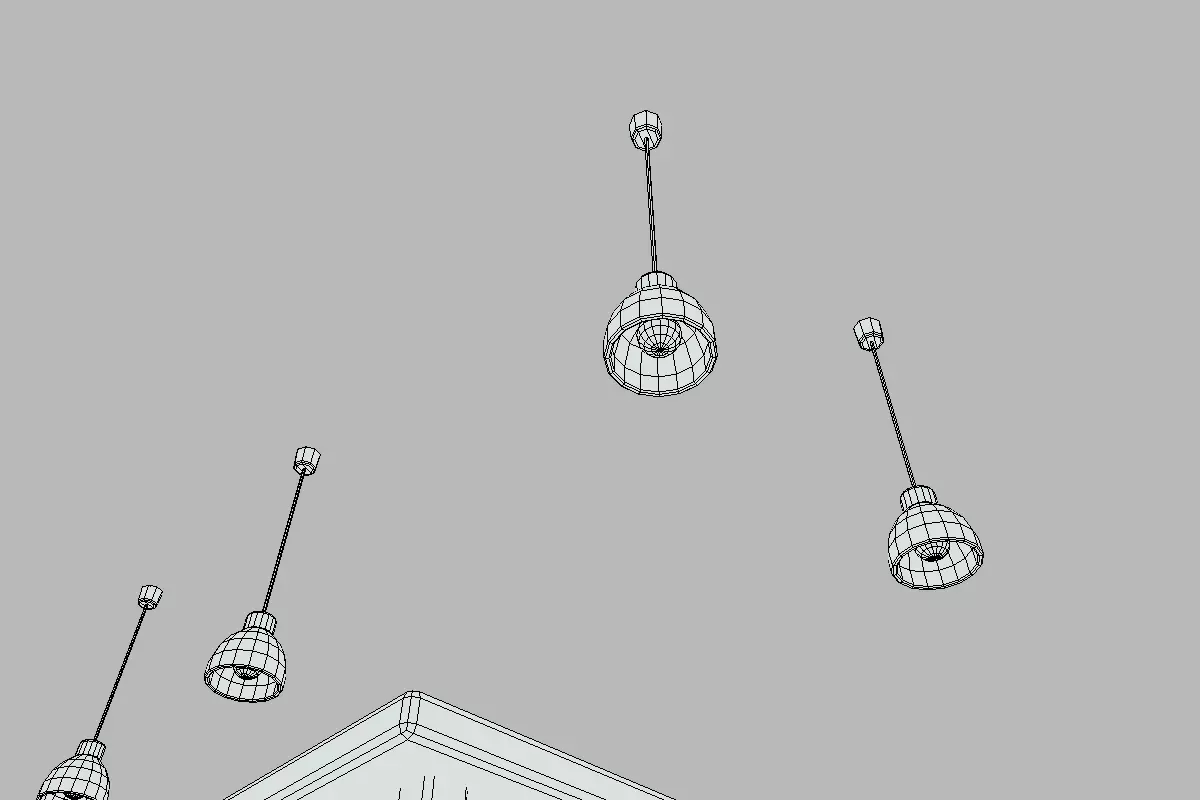 Cute Japanese Bakery Set Low-poly 3D model_25