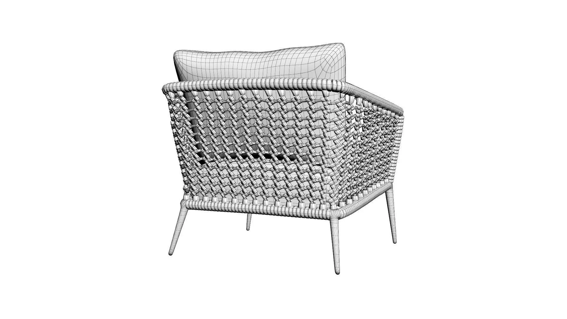 Archipelago Antilles Lounge Chair 3D model_7