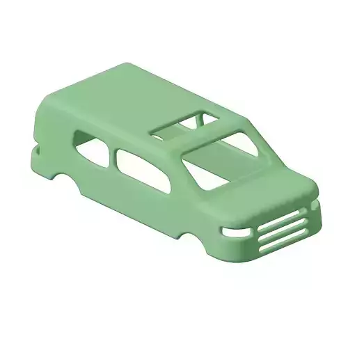 Plastic Passenger Car Body Toy