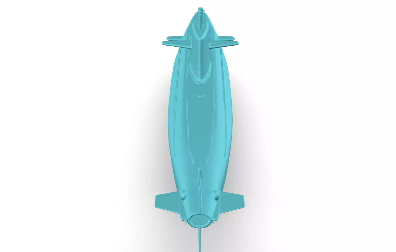 Realistic Modern Submarine Low-poly 3D model_12