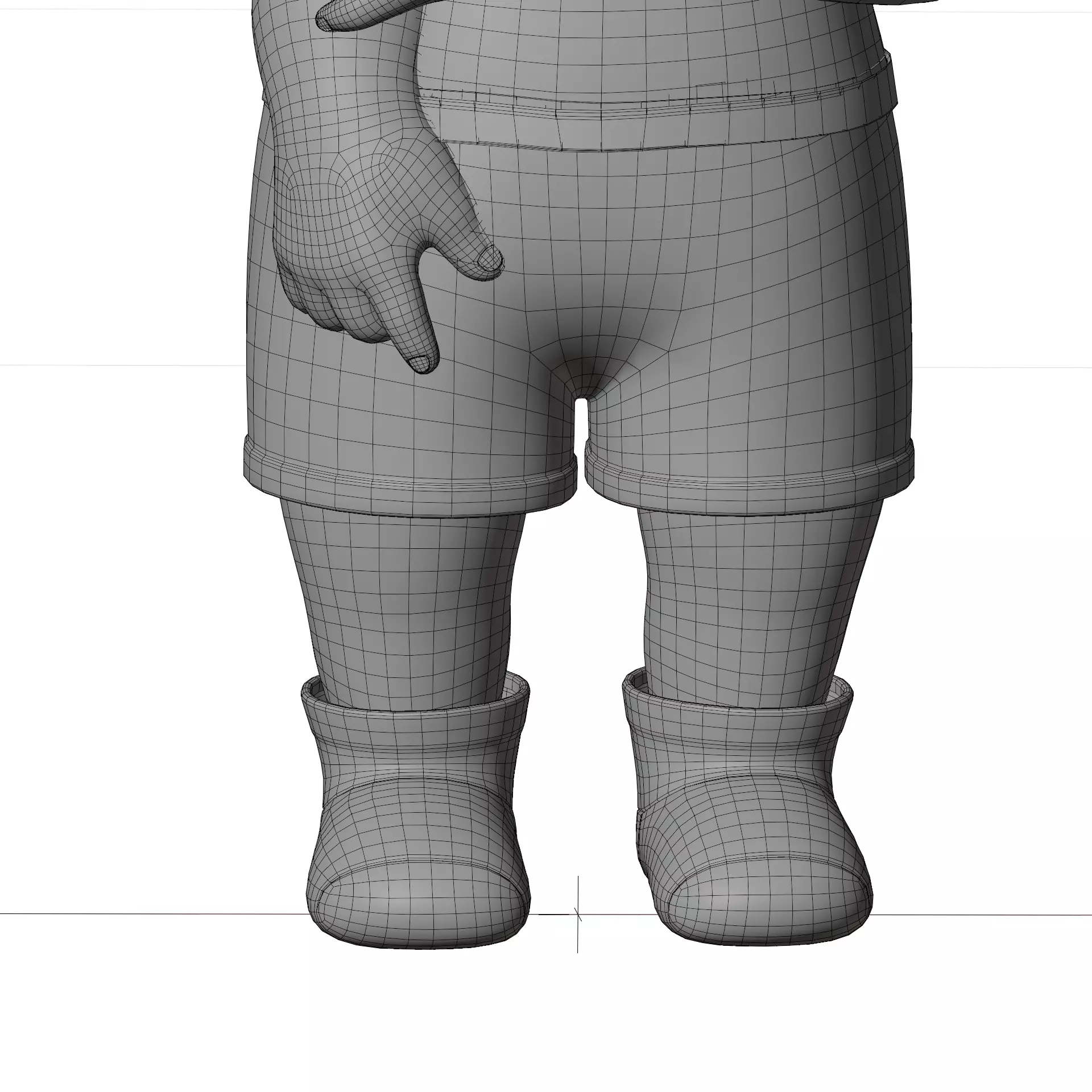 Pixar Style 3D Cartoon Kid Character Fully Rigged Low-poly 3D model_5