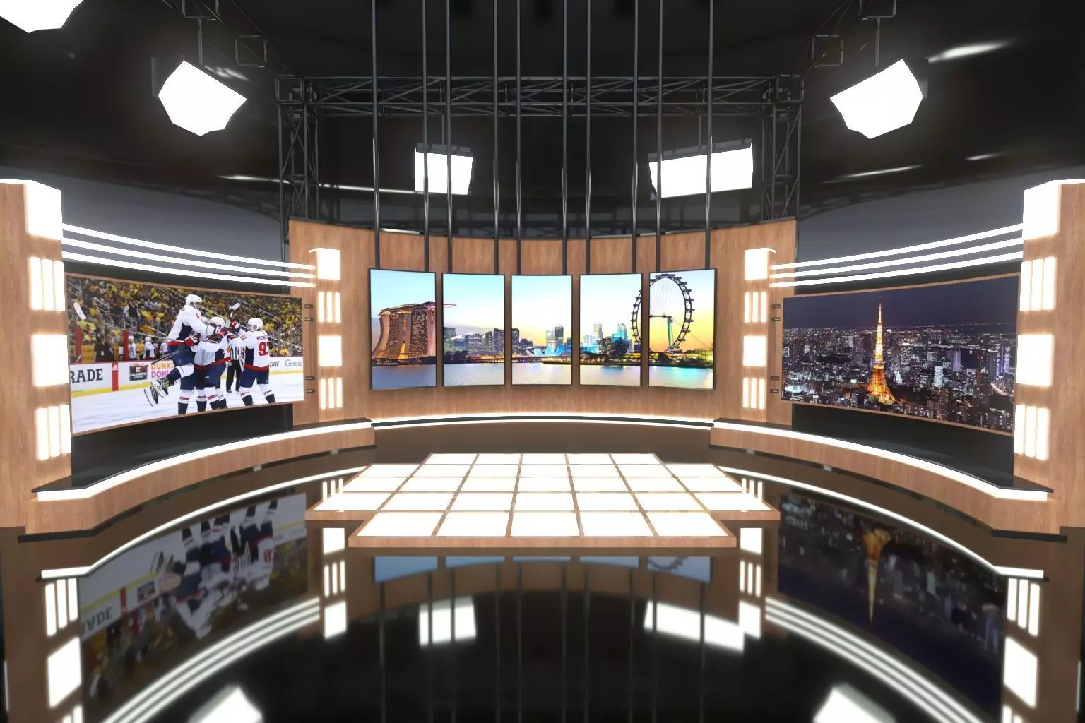 Virtual Studio Light 3D model