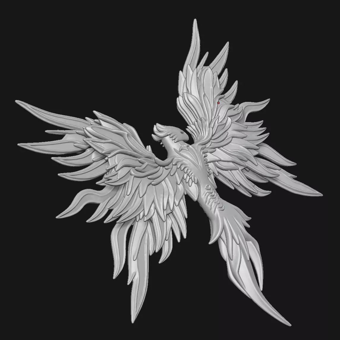 wings 3D print model_3