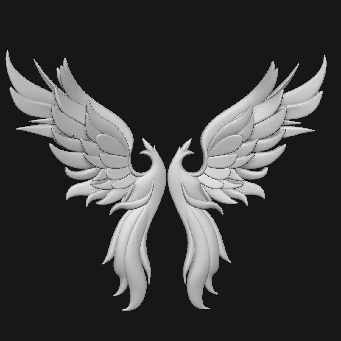 wings 3D print model_2