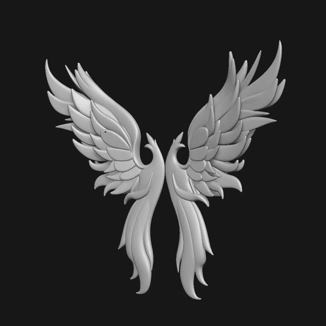 wings 3D print model_1