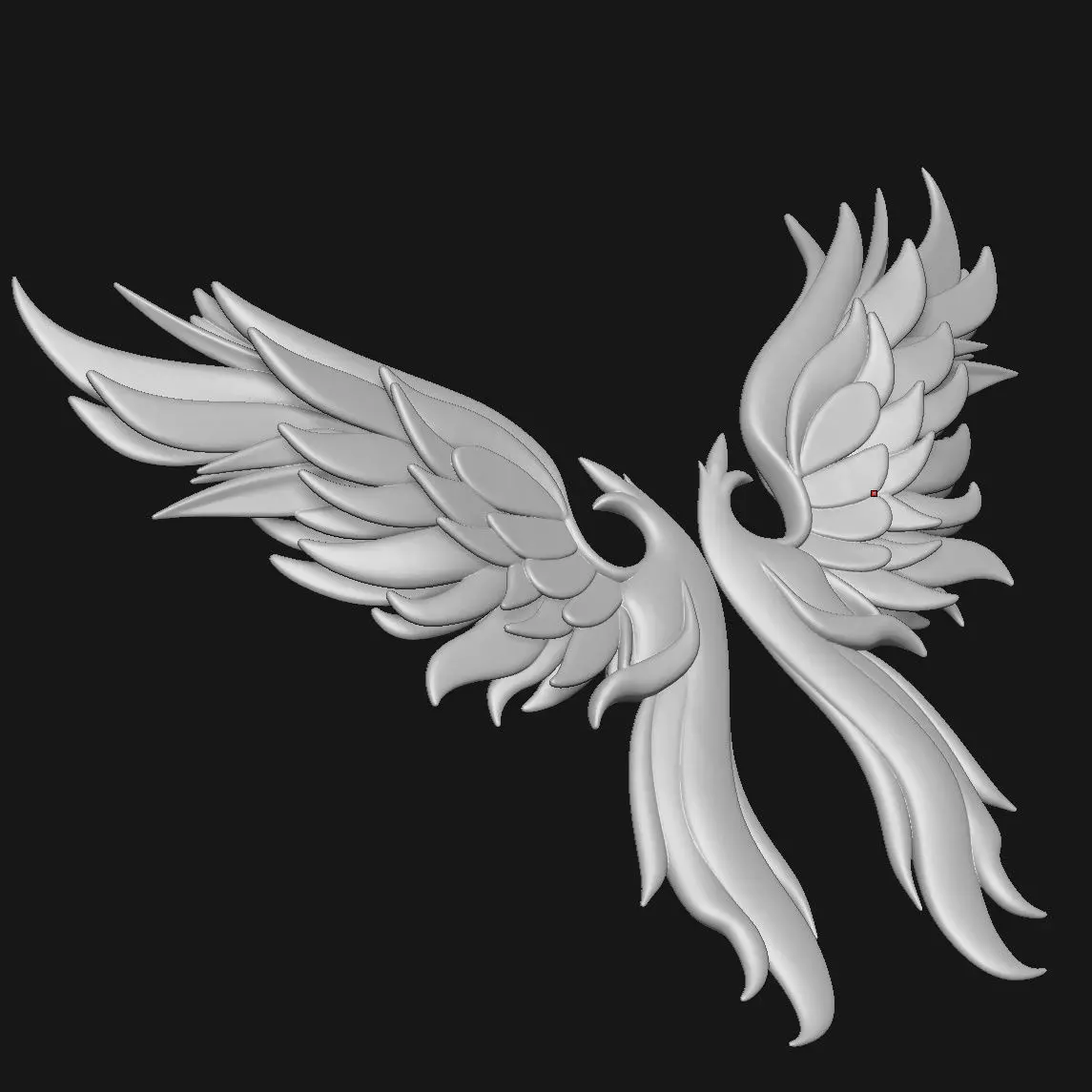 wings 3D print model_4