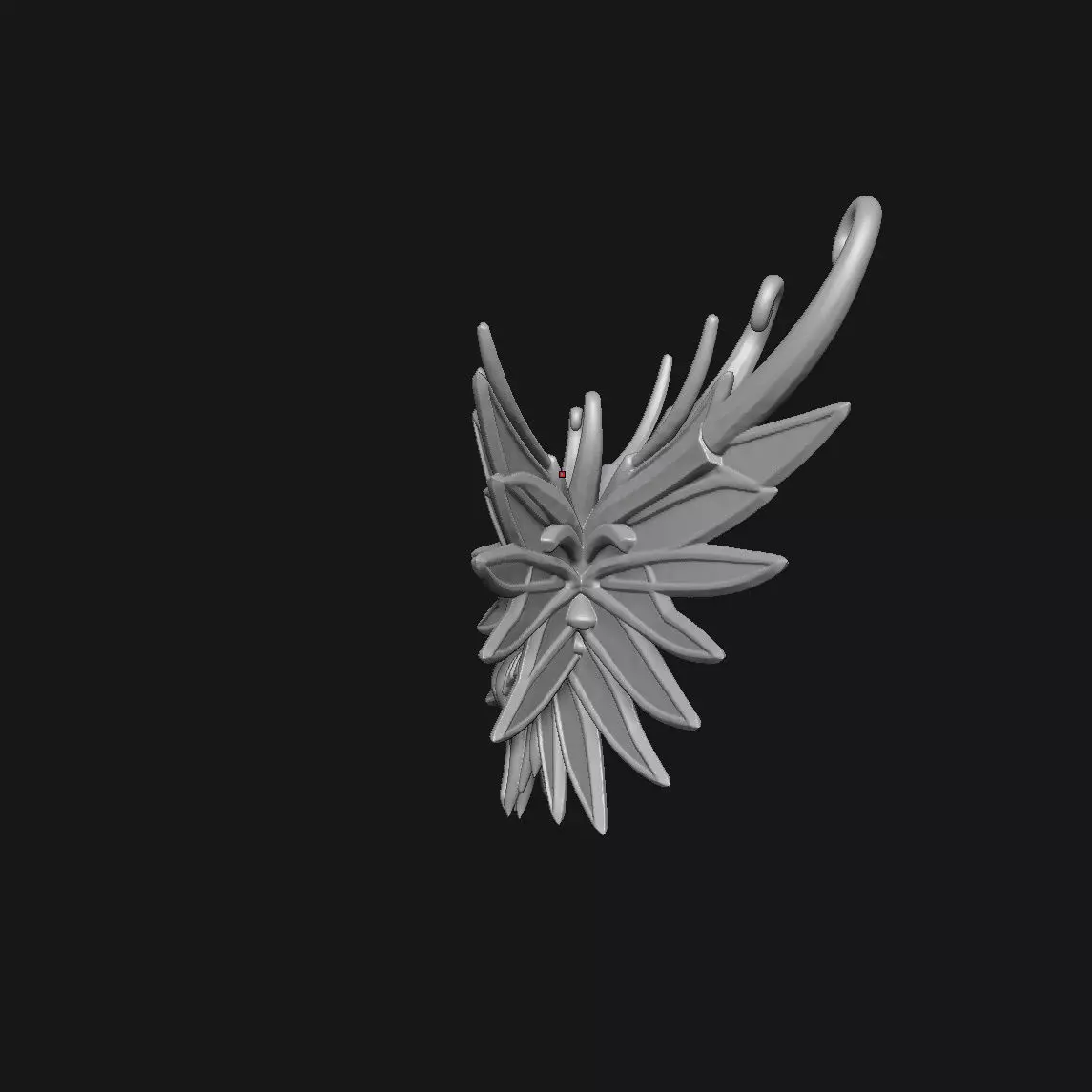 wings 3D print model_3