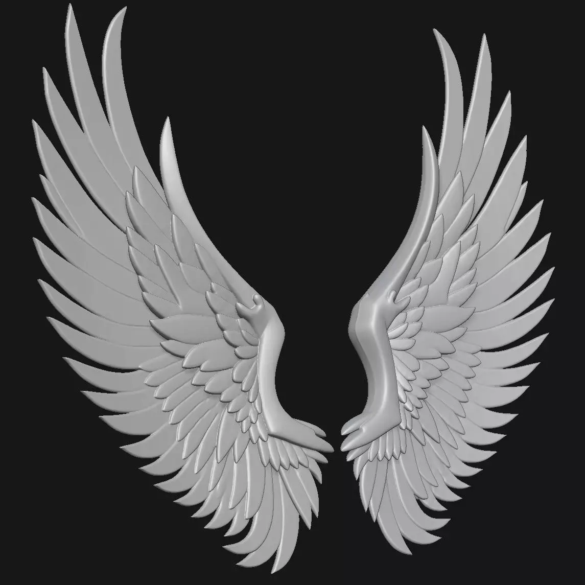 wings 3D print model_4