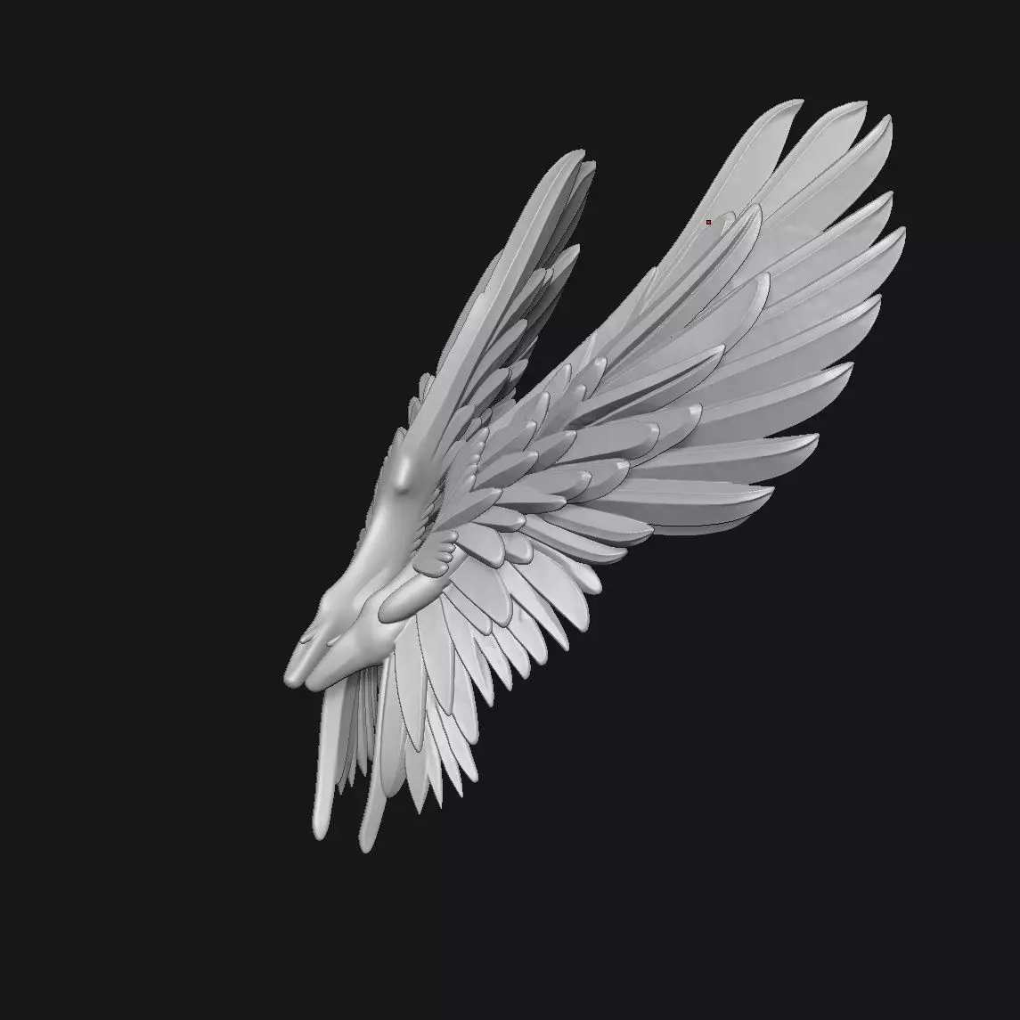 wings 3D print model_5
