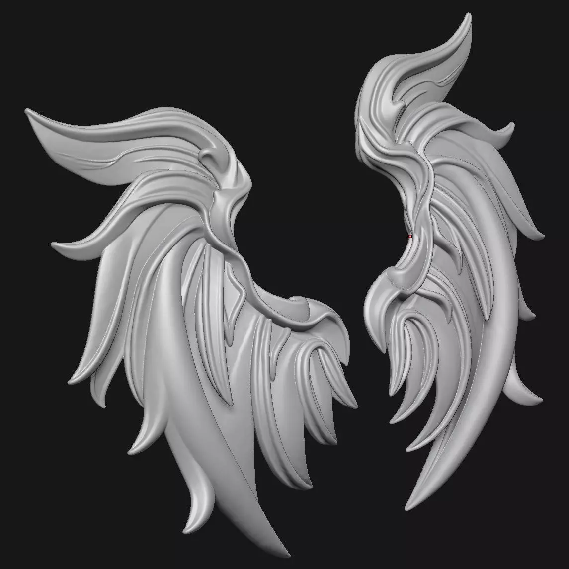 wings 3D print model_4