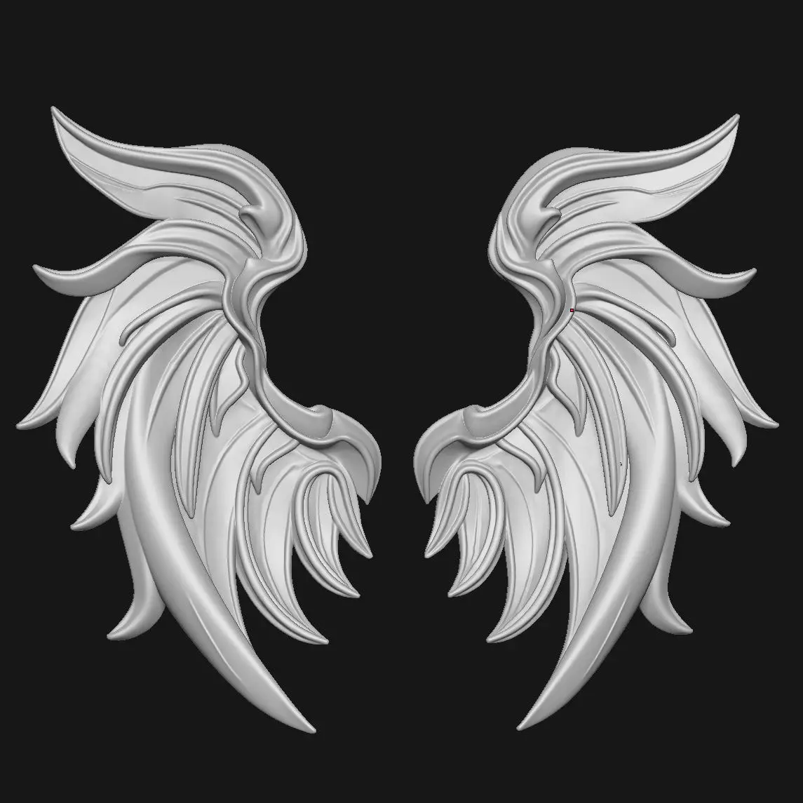 wings 3D print model_2