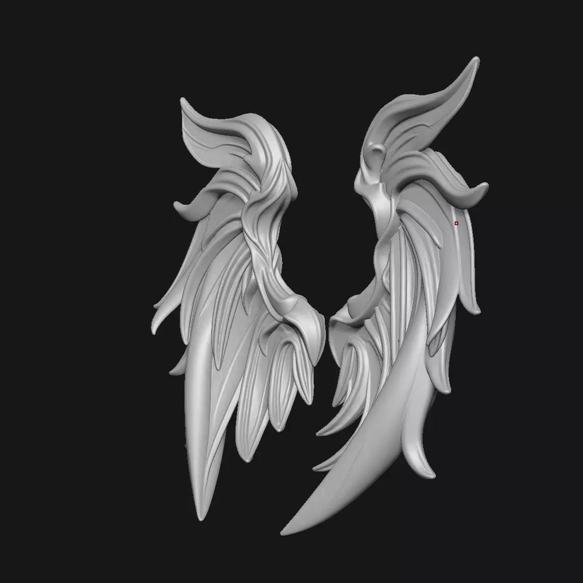 wings 3D print model_1