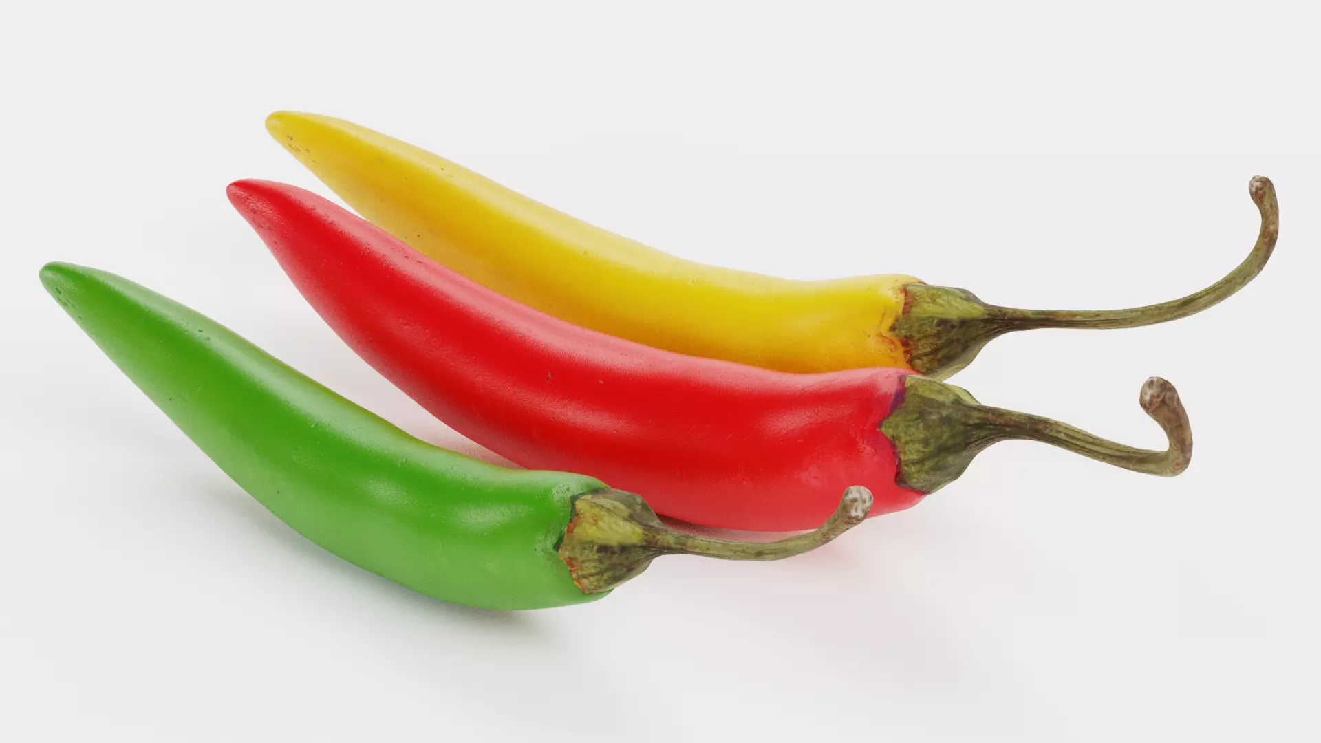 -Chilli Peppers- 3D model_2