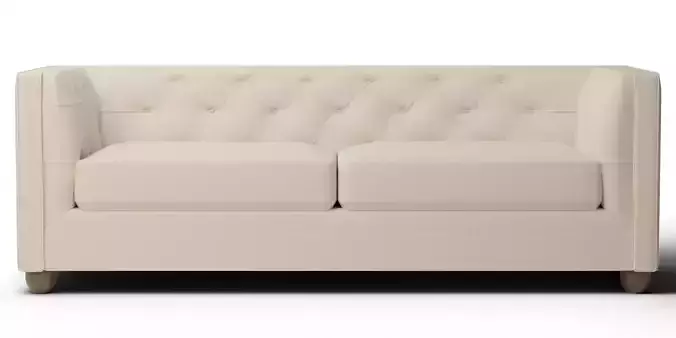 Chesterfield Square Arm Upholstered Sleeper Sofa