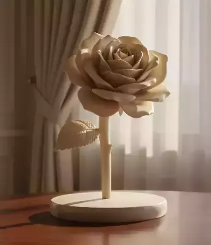Exquisite Rose Sculpture