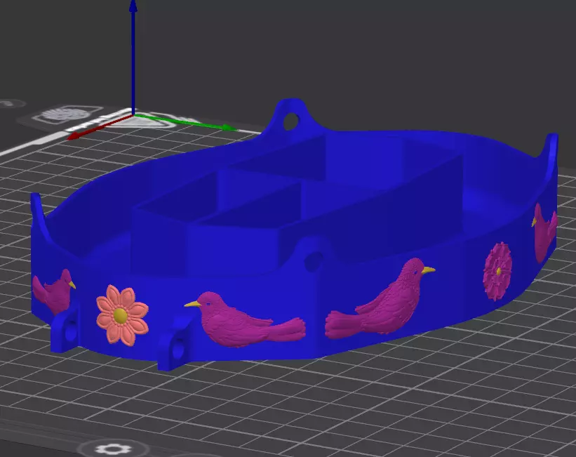 Ant Proof Outdoor Bird Squirrel Feeder aerodynamic 8models 3D print model_11