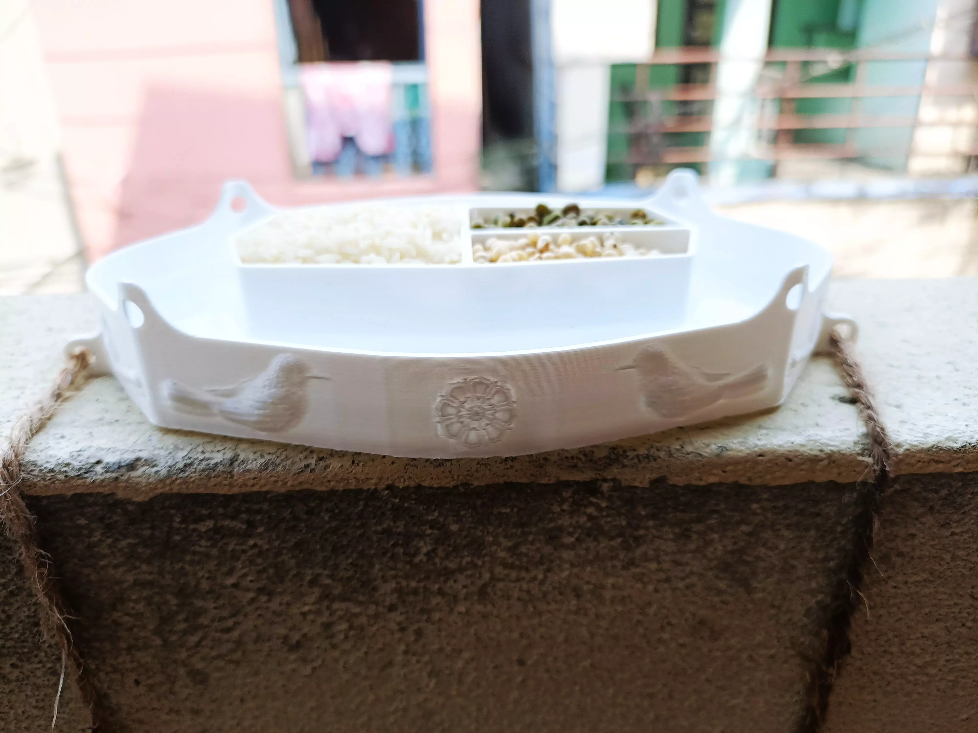 Ant Proof Outdoor Bird Squirrel Feeder aerodynamic 8models 3D print model_8