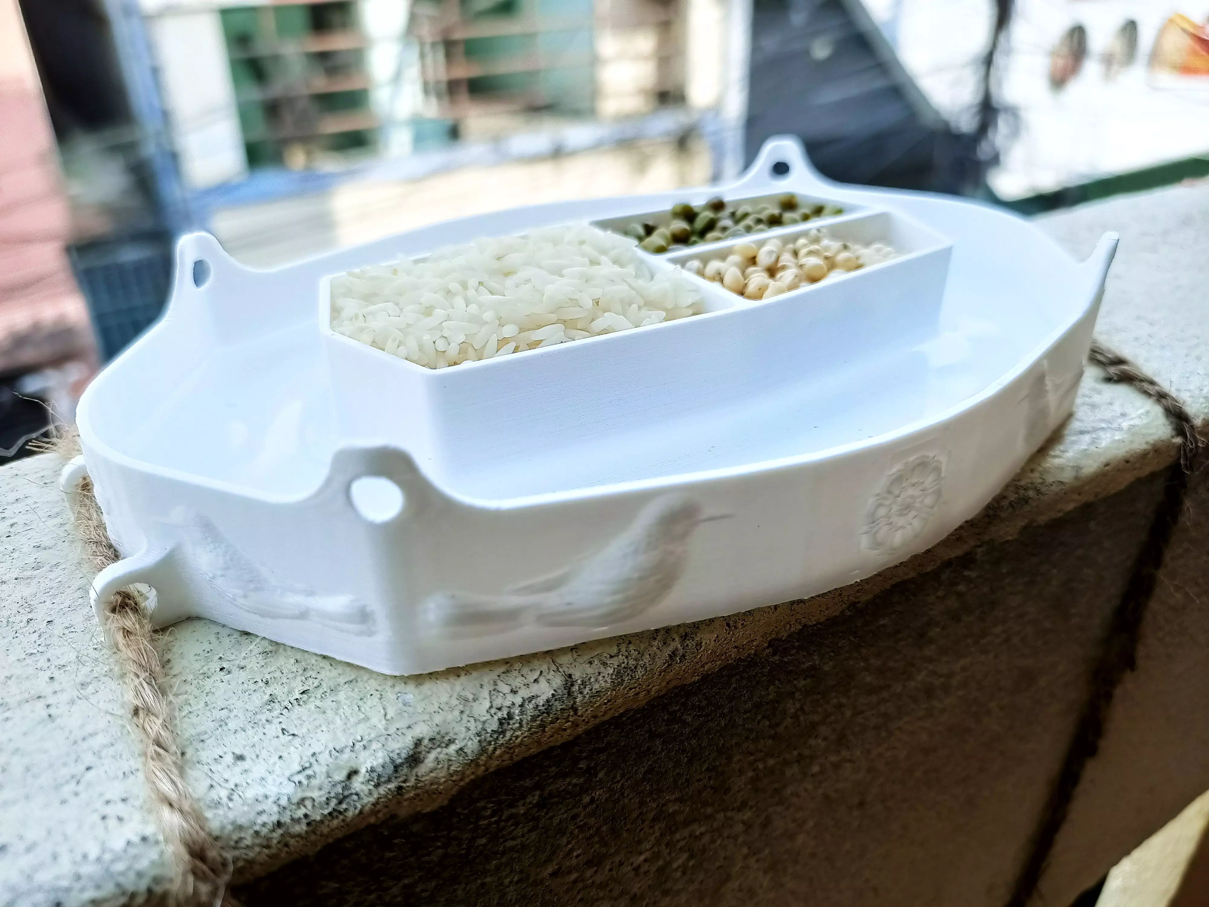 Ant Proof Outdoor Bird Squirrel Feeder aerodynamic 8models 3D print model_16