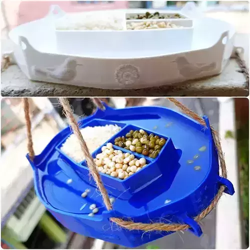 Ant Proof Outdoor Bird Squirrel Feeder aerodynamic 8models