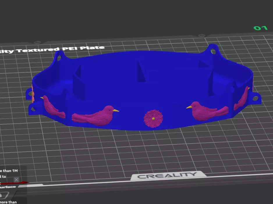 Ant Proof Outdoor Bird Squirrel Feeder aerodynamic 8models 3D print model_15