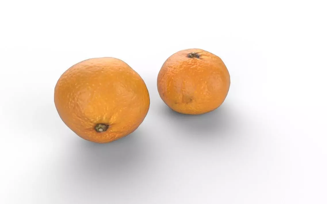 Tangerine M07 Low-poly 3D model_4