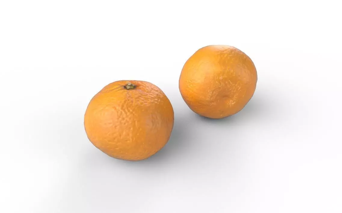 Tangerine M07 Low-poly 3D model_0