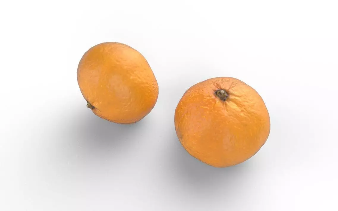 Tangerine M07 Low-poly 3D model_5