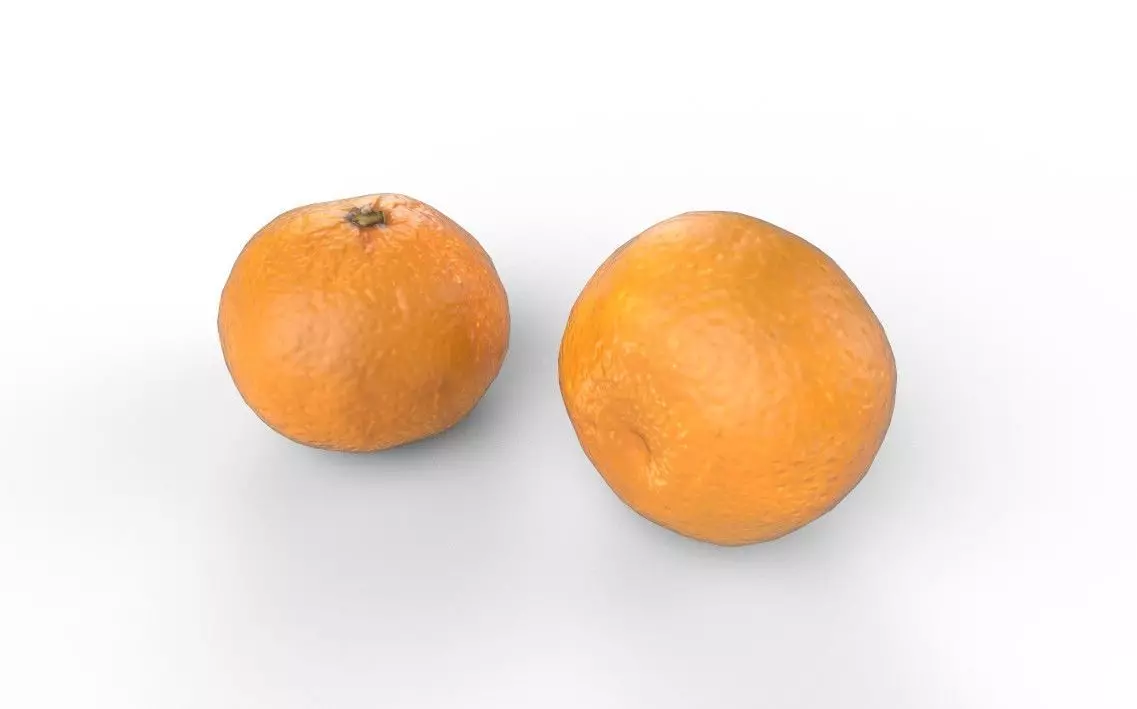 Tangerine M07 Low-poly 3D model_3