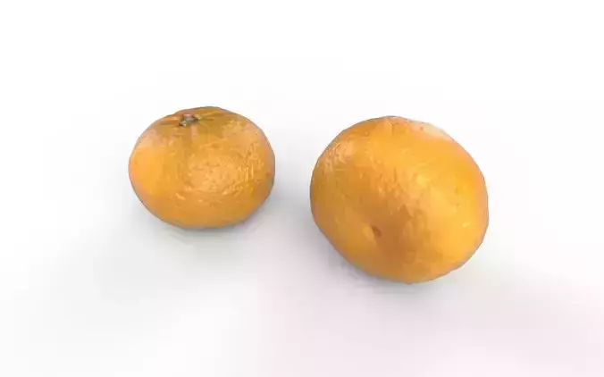 Tangerine M08 Low-poly 3D model 4