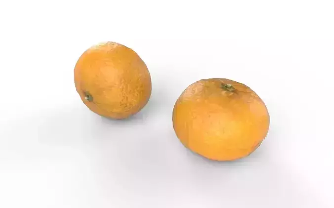 Tangerine M08 Low-poly 3D model 6