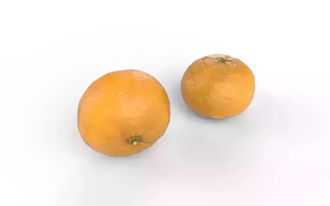 Tangerine M08 Low-poly 3D model 5