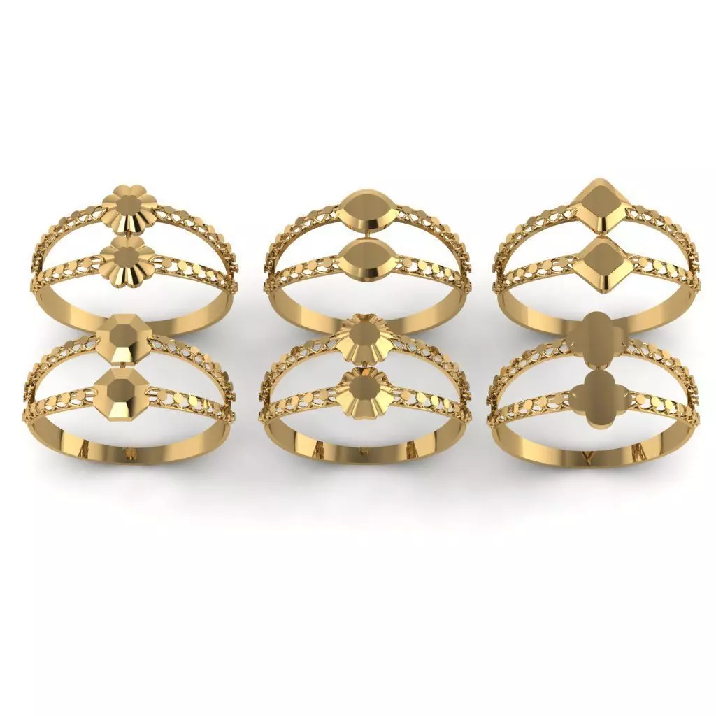 Rings 3D print model_0