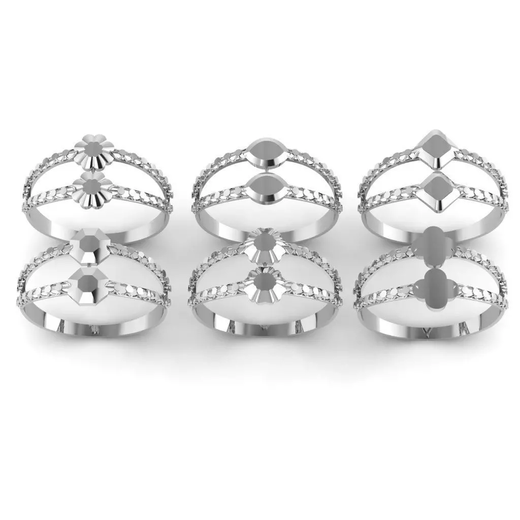 Rings 3D print model_1