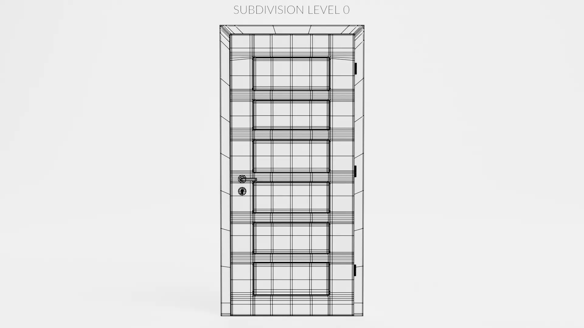 -Interior Door V2- 3D model_8