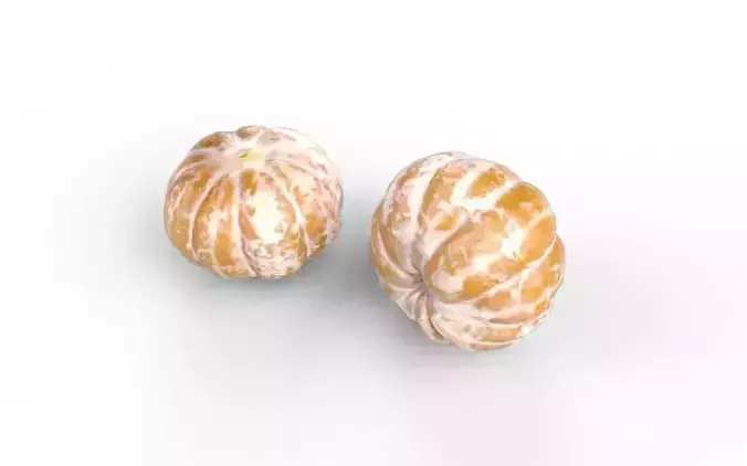 Tangerine M10 Low-poly 3D model 4