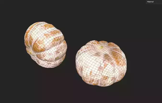 Tangerine M10 Low-poly 3D model 7