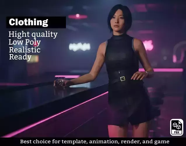 Black Leather Tactical Dress Set with Boots