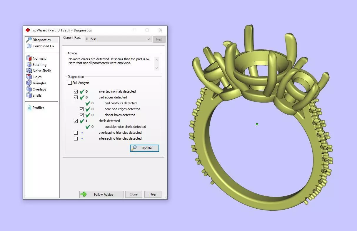 Gold N1562 3D print model_8