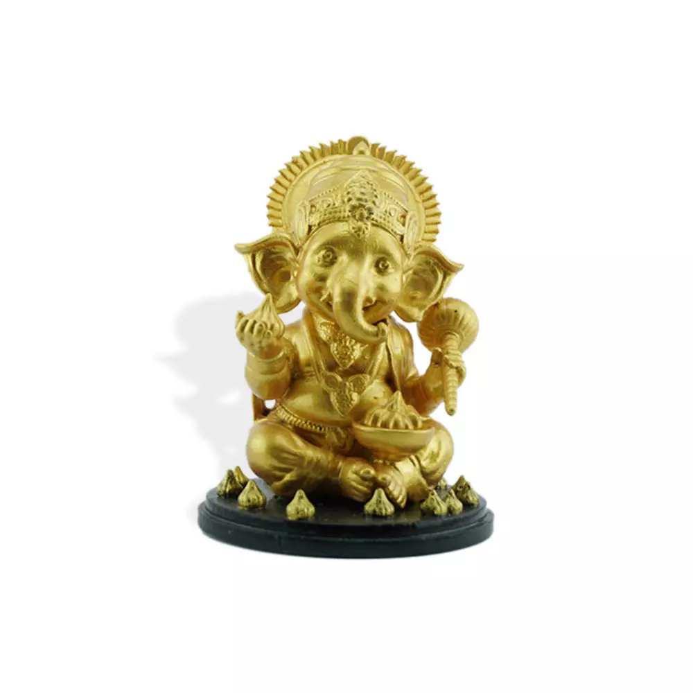 LORD GANESHA SITTING STATUE FOR 3D PRINTING 3D print model_4