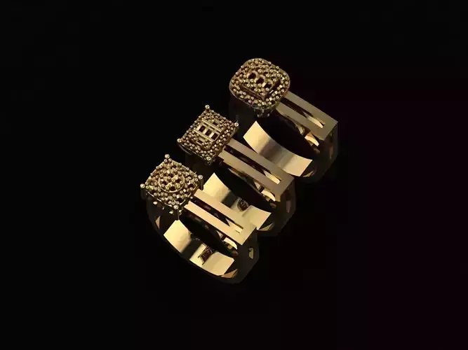 3 jewelry ring
