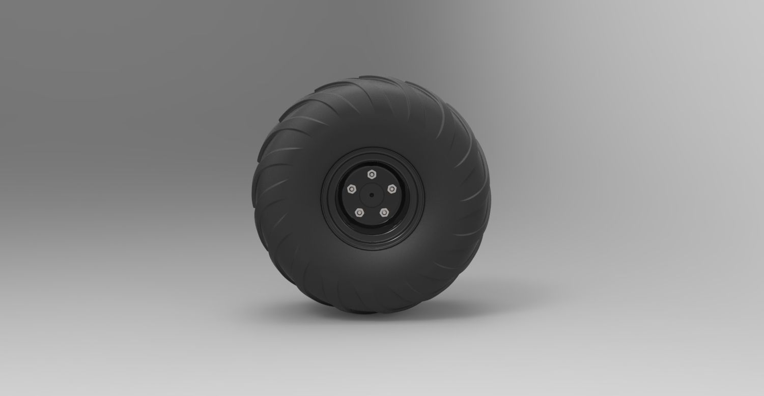Wheel from Argo 3D model_1