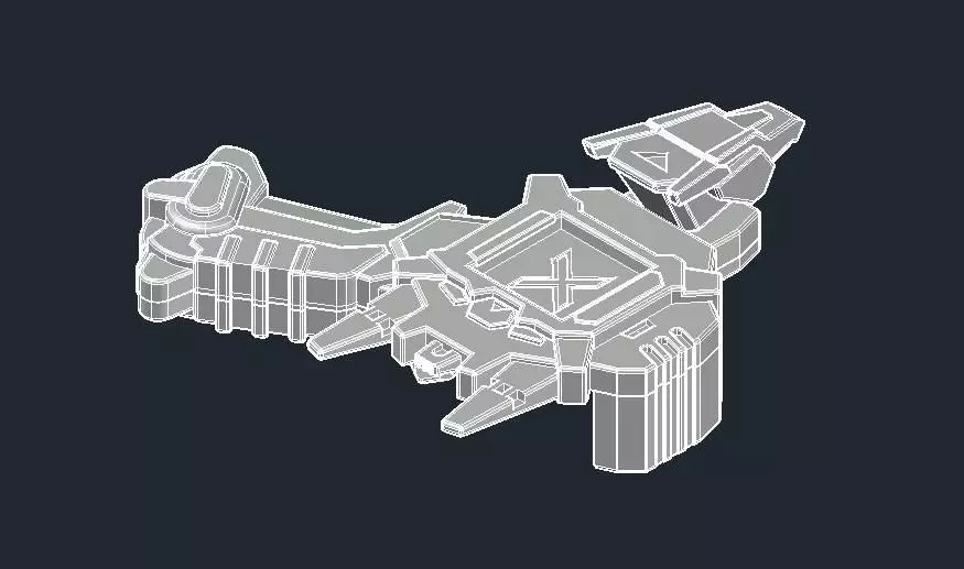 Dragoon Shooter BBX 3D print model_2