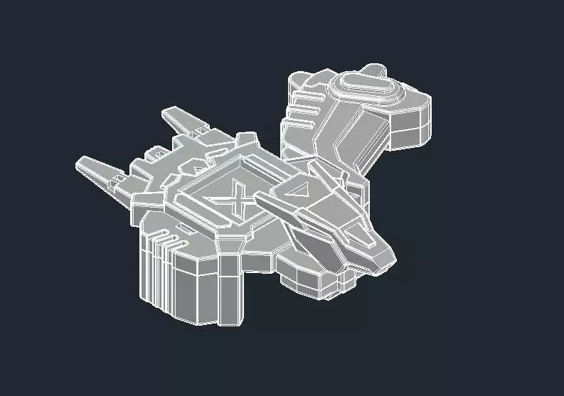 Dragoon Shooter BBX 3D print model_3